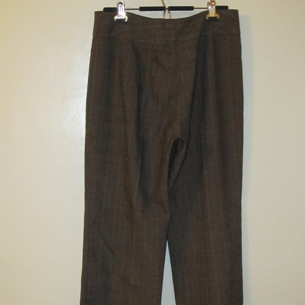 👖Grey Patterned Dress Slacks - Picture 2 of 4